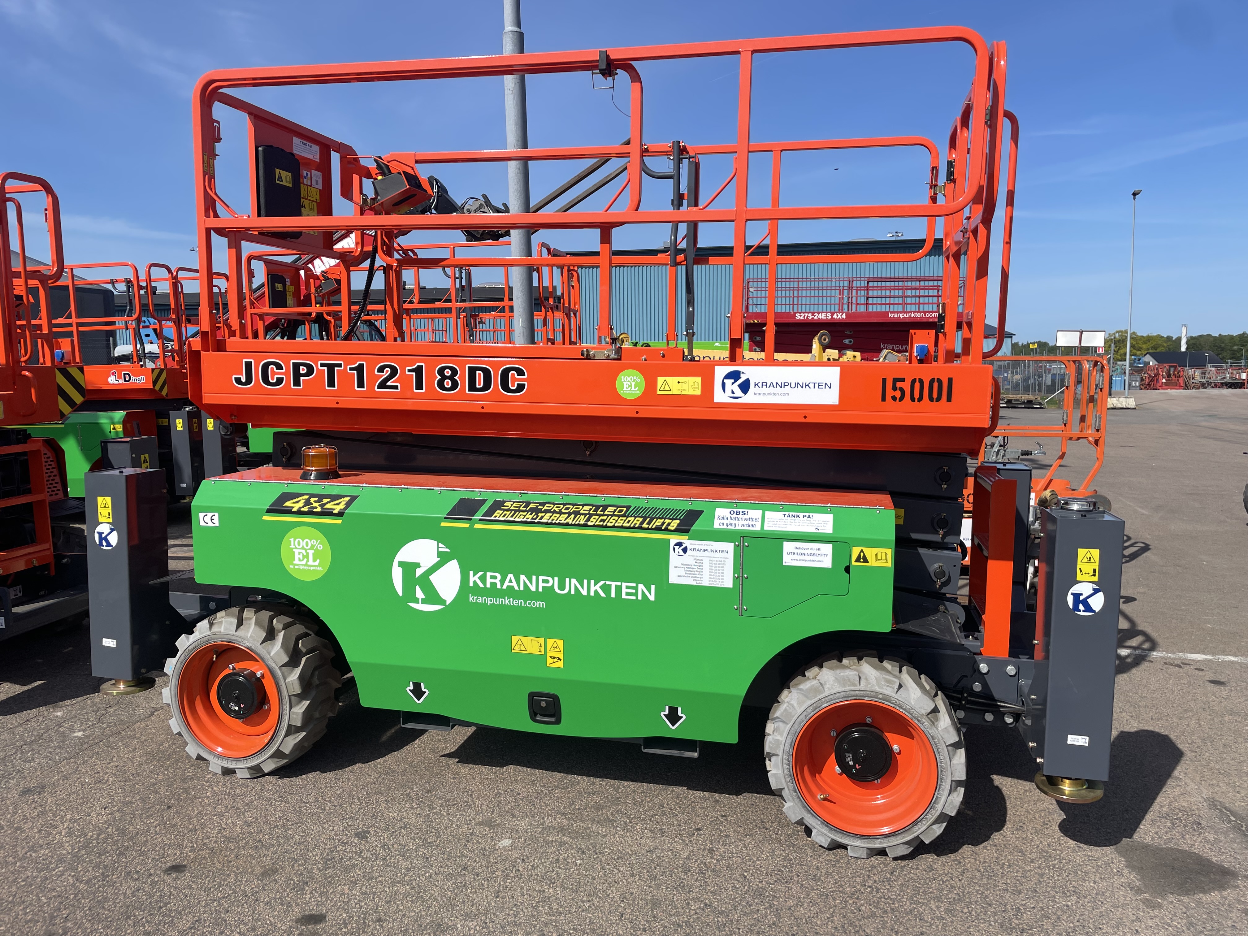 Kranpunkten Invests in New Fully Electric Scissor Lifts