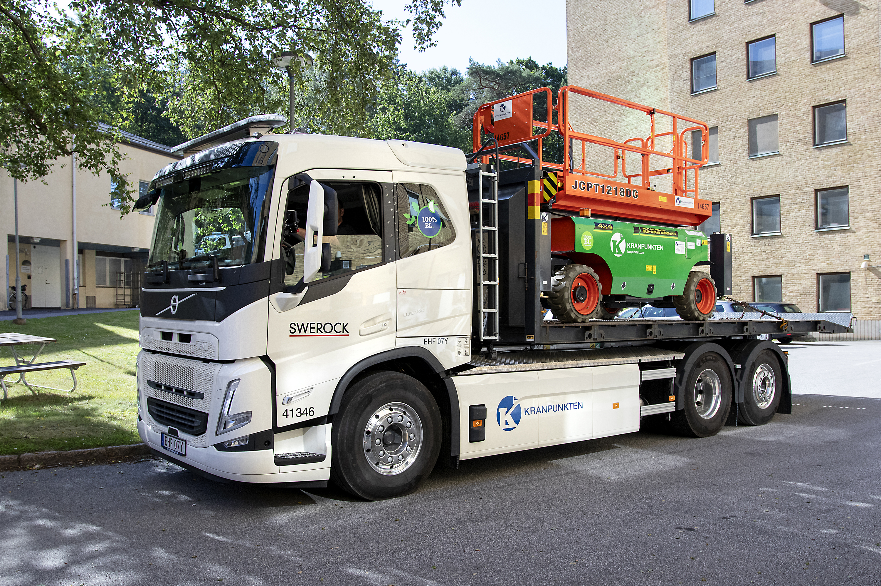 Utsläppsfria maskintransporter i tre storstadsregioner