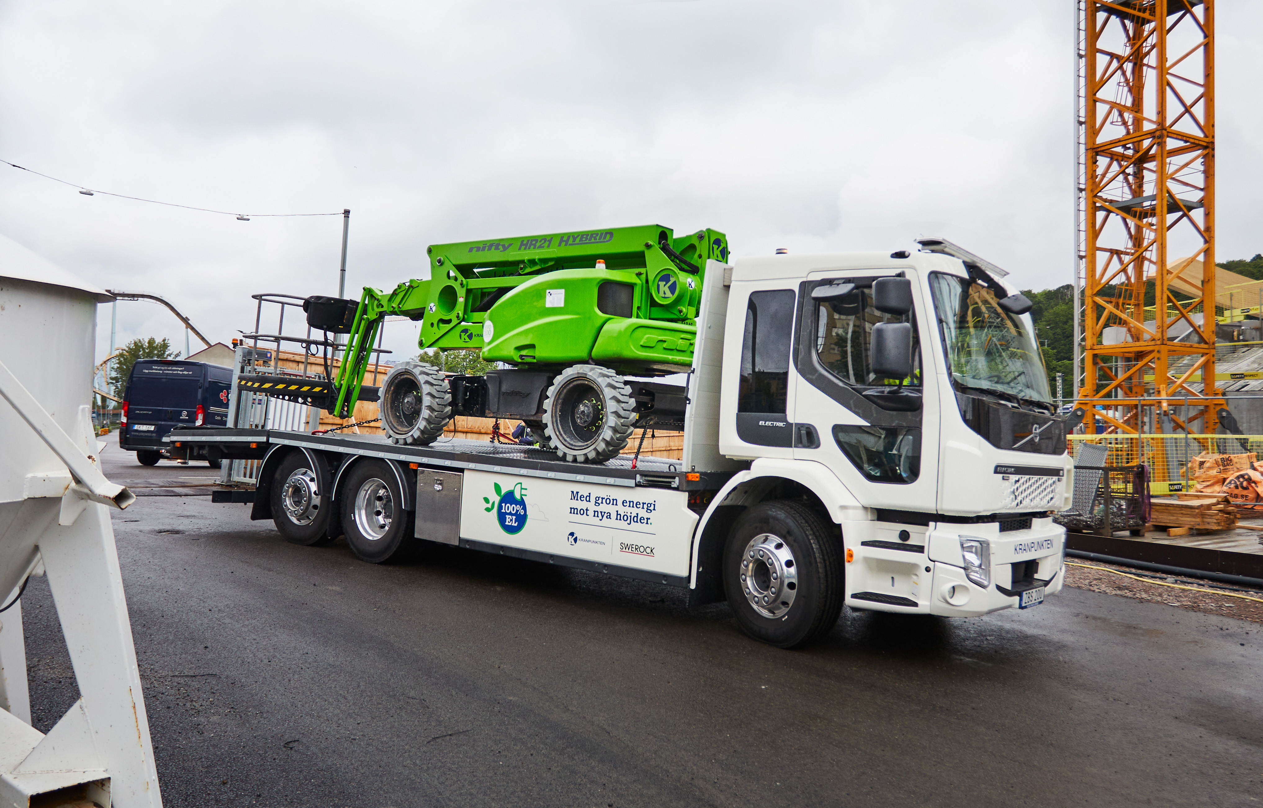 Kranpunkten ensures climate goals: Expanding the number of electric transports in urban areas