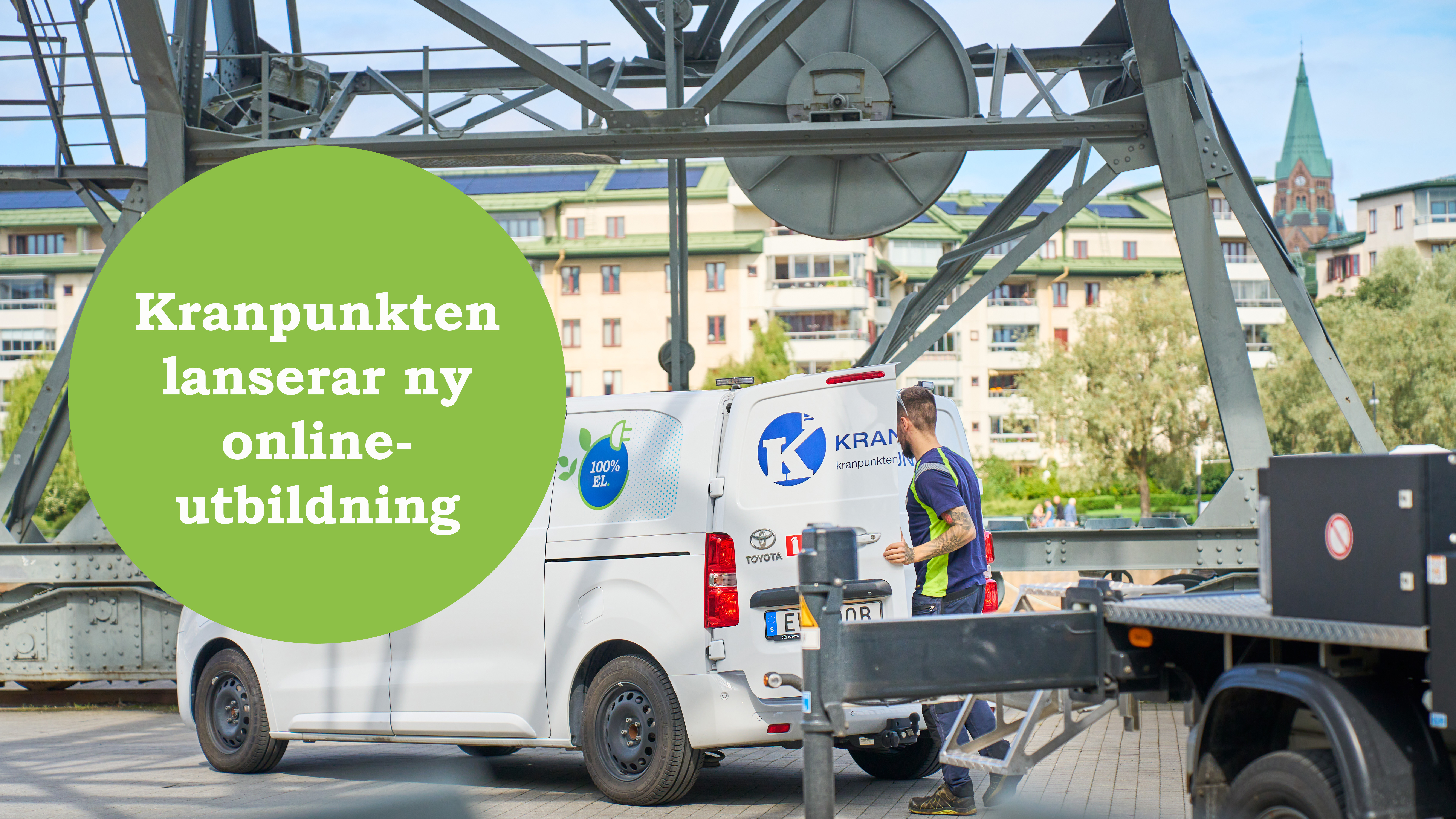 Kranpunkten lanserar ny onlineutbildning – Arbete på väg