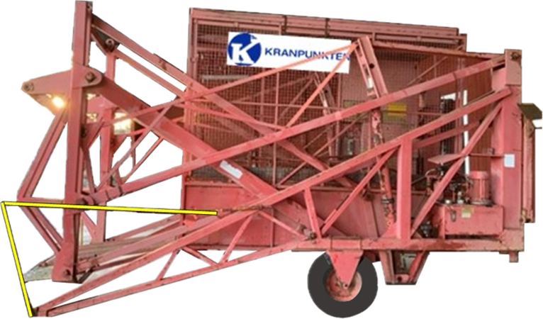 Construction hoist hydraulic Tornborg H 12